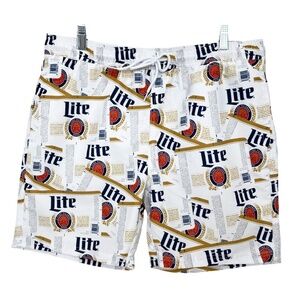 Miller Lite Swim Trunks 6.5” Inseam Men’s XL